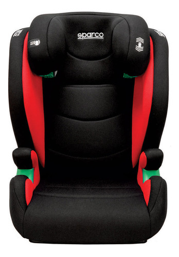 Autoasiento Sparco Sk2000i Booster Niño Seguridad Isofix Color Rojo