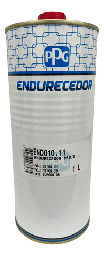 Endurecedor/catalisador Médio P/ Verniz Tintas Pu 900ml Ppg