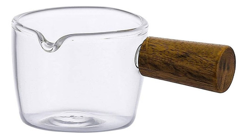 De Tazas Cafe Expreso Cristal Mango Madera 100 Ml 4 Taza
