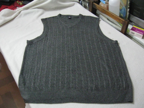 Sweater Sin Mangas Dockers Talla Xxl Color Gris Impecable