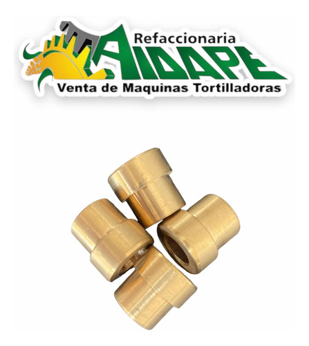 2 Bujes Para Deslizador Mecanico P/maquina Tortilladora