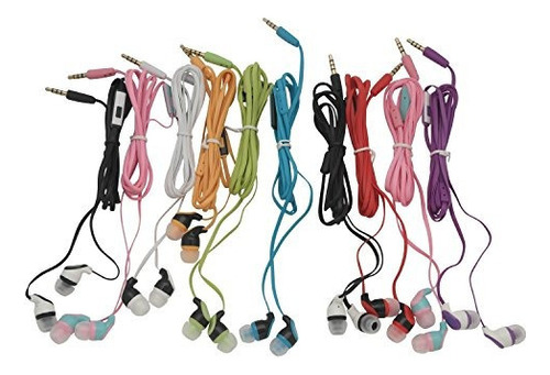 Justjamz Kidz 20 Color Call Con Microfono Auriculares Estere