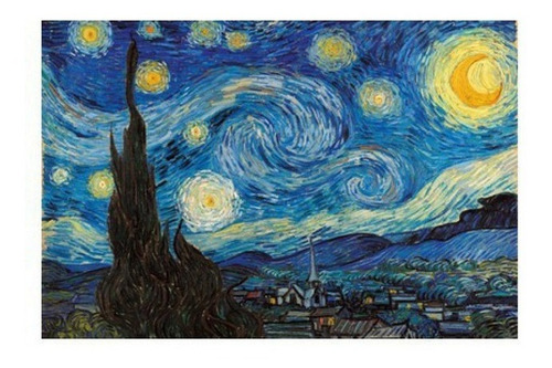 Rompecabezas 1000 Piezas Diseño De Noche Estrellada Van Gogh