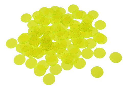 Chips De De Bingo Colores De Amarillo Amarillo 1.5x1.5cm