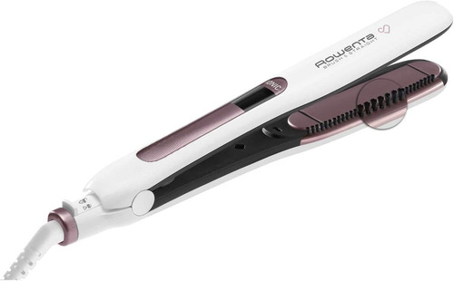 Plancha Pelo Rowenta Premium Care Brush & Straight Sf7510f0
