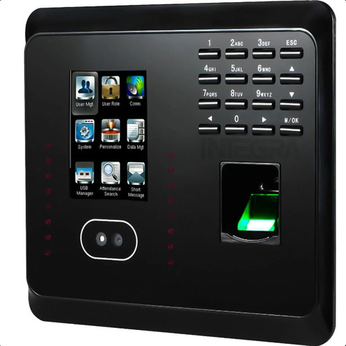 Control De Acceso Asistencia Facial Mb360id Zk+fuente C/adms Negro