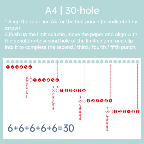 Perfurator Students For Supplies Office A5 Hole Multiple A4