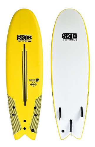 Imagen 1 de 1 de Tabla De Surf Soft Shockn Blue Eps 5' 10'                   