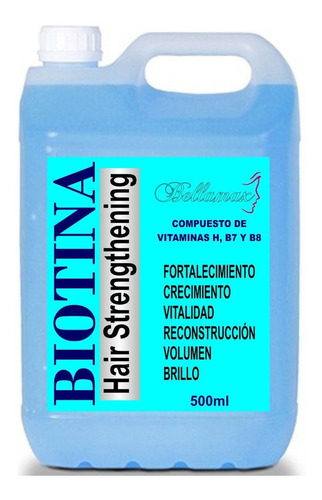 Bidón Loción De Biotina Capilar Profesional 5 Litros