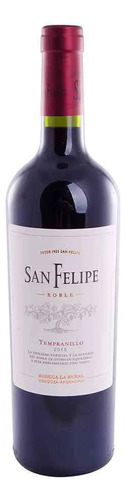 Vino San Felipe Roble Tempranillo X750ml