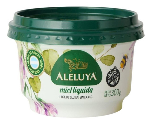 Miel Liquida Aleluya 300 Gr. Sin Tacc