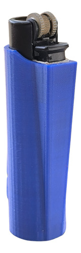 Capa Isqueiro Clipper Raw Personalizada Azul Escuro
