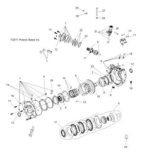 Polaris Bolt Kit, Adc, Genuine Oem Part 3234592, Qty 1