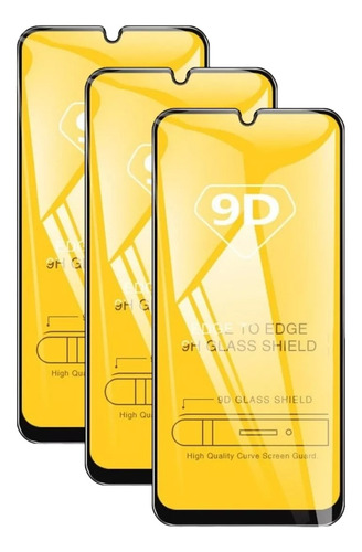 Paquete De 3 Micas De Cristal Templado 9d Para Nokia G50