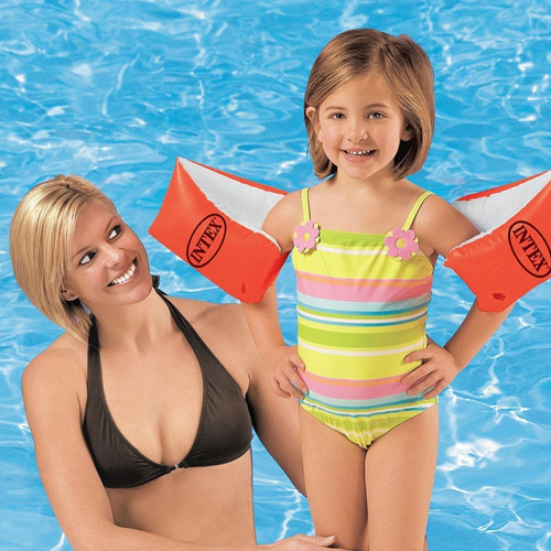 Flotador Salvavidas Inflable Para Brazo Intex Bebes Full