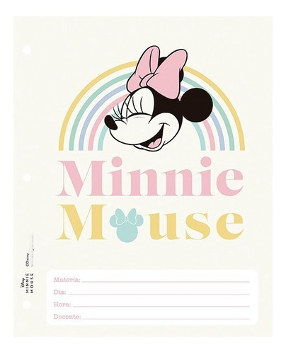 Set 6 Separadores De Carpeta Minnie Mouse Disney