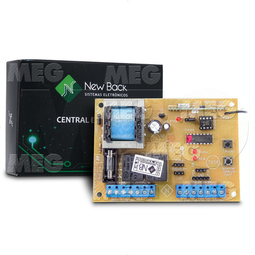 Placa Central Motor Portão Universal 433 Nb 64g New Back