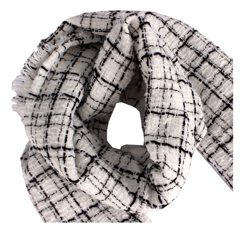 Xale Xadrez Echarpe Pasmina Lenço Cachecol Inverno Feminino