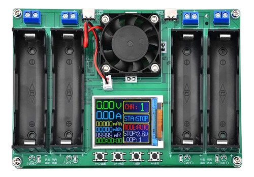 Probador Capacidad Batería De Litio Cuatro Vías 18650
