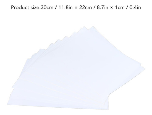 Papel Adhesivo Brillante, 20 Hojas, Holográfico, Transparent