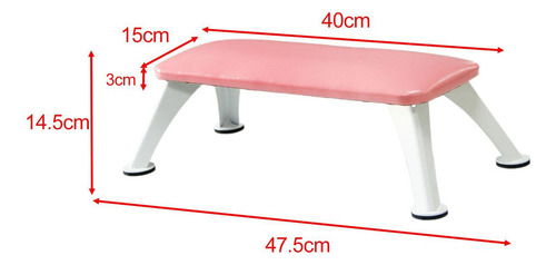 Cw Reposamanos For Manicura De Uñas, Soporte De Rosa Con