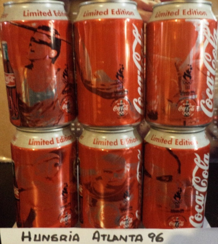 Set De Latas Coleccionables De Coca Cola Origen Hungría