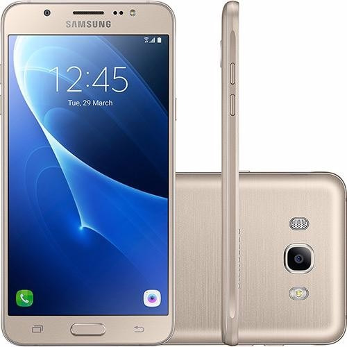 Celular Samsung Galaxy Sm-j710 J7 Metal Duos Dourado