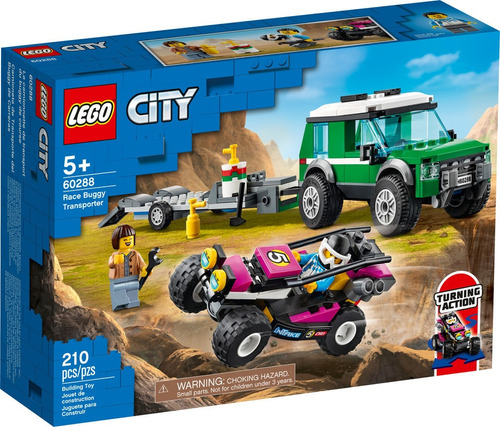 Lego City: Camioneta De Transporte Del Buggy De Carreras