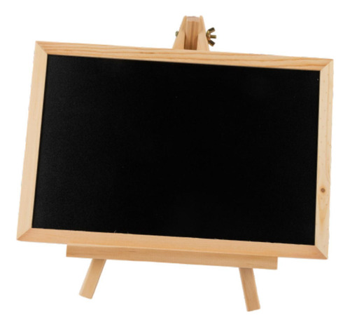 Placa De Quadro Negro De Madeira Com Suporte De Preto