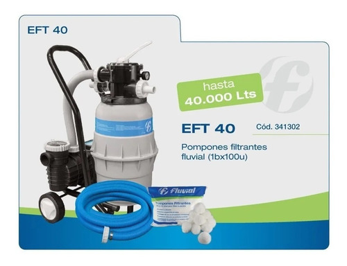 Filtro Para Pileta De Hasta 40000lts Fluvial Eft40