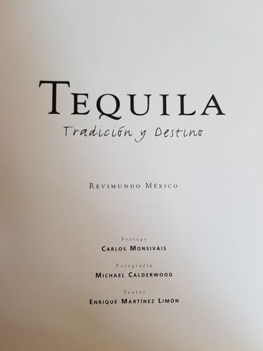 A4 Tequila Tradicion Y Destino Monsivais (Usado)