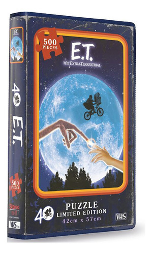 Sd Toys Rompecabezas Vhs Edición Limitada 500pz E.t. El Extr