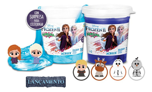 Imagem 1 de 2 de Slime Kimeleca Frozen Ii 180g C/6 Acrilex