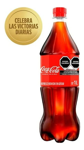6 Pza Refresco Coca Cola 1 L