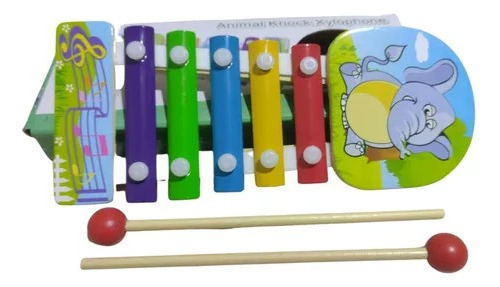 Marimba Xilófono Infantil 5 Tonos - Hermosos Diseños Pequeña