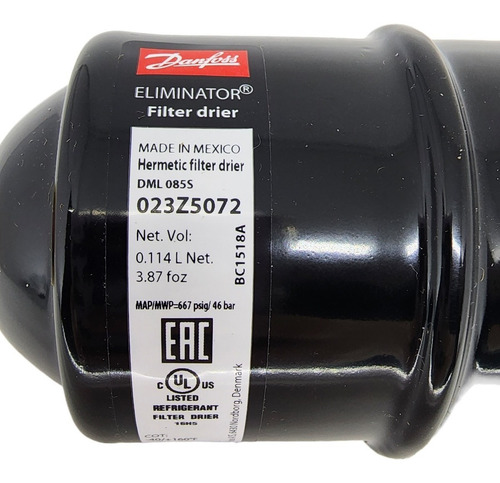 Imagem 4 de 9 de Filtro Danfoss Dml085s 5/8 Solda 023z5072