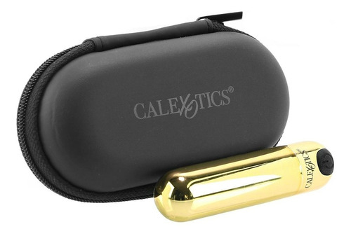 Bala Vibrador De Clítoris Calexotics Inalámbrica Recargable Color Oro