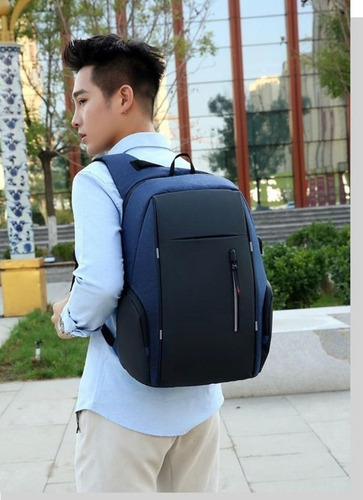 Mochila Con Usb Back Pack Antirrobo Super Calidad