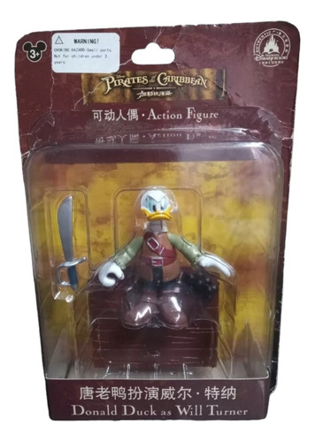 Disney Pirates Of The Caribbean Donald Duck As Will Turner 