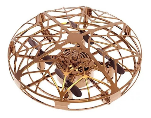 Dourado Quadricoptero Ufo Sensor - Polibrinq Dn10005