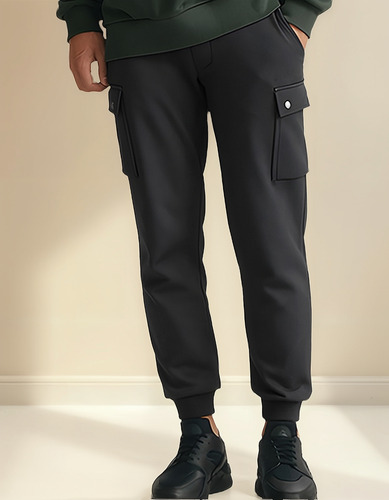 Moda Pantalón Jogger Cargo Para Hombre Casual