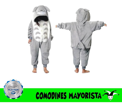 Pijamas Niños Abrigados Invierno Animales Plush