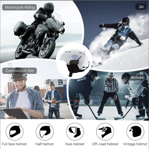 Intercom Moto V6 Pro Bluetooth 1200m - Cascos Moto