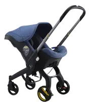 Comprar Papu Baby Carriola Autoasiento De Lujo Para Bebés 2-1 Color Azul Chasis Negro