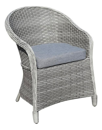 Comedor De Jardín Para Exterior, De Rattan 5 Pzas
