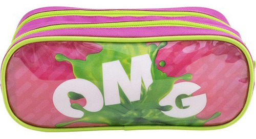 Kit 2 Estojos Slime Nick Nickelodeon Estojo Slime