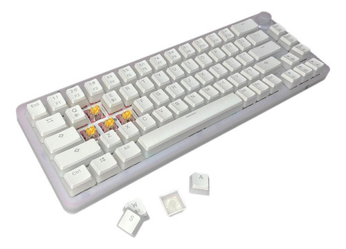 Teclado Mecánico Gamakay Lk67 65% Rgb Triple Modo