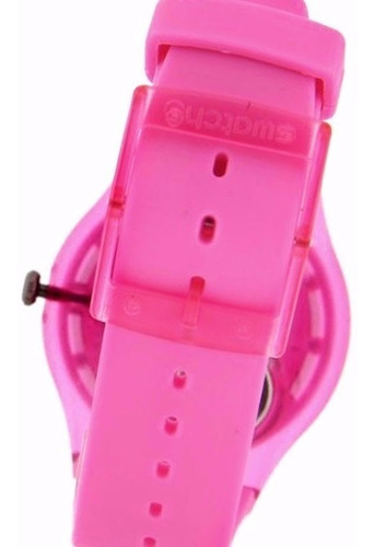 Reloj Swatch New Gent Suop700 Pink Rebel Malla Silicona