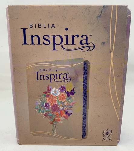 Biblia Inspira Ntv, Imit. Piel, Rosado Acuarela