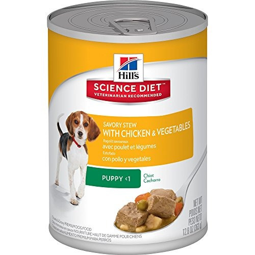 Colinas Ciencia Dieta Cachorro Guiso Sabroso Con Pollo Y Ver